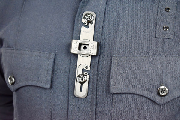 Shop Tactical Mic Klip 2: Dual button for superior stability