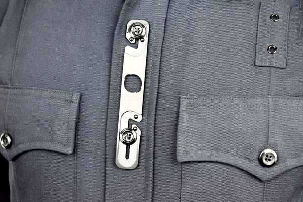 Shop Tactical Mic Klip 2: Dual button for superior stability