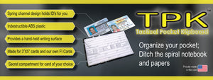 Tactical Pocket Klipboard - Gather information quickly and easily. Made 100% in the USA