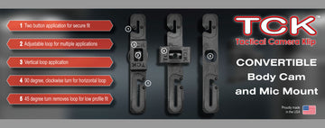 Tactical Camera Klip | Convertible Keep your camera or your mic in place. Made 100% in the USA