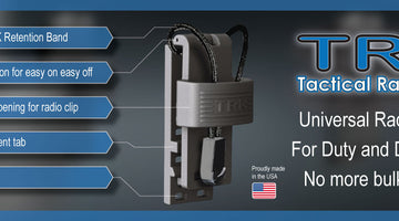 Tactical Radio Klip - Universal Radio Holder made 100% in the USA