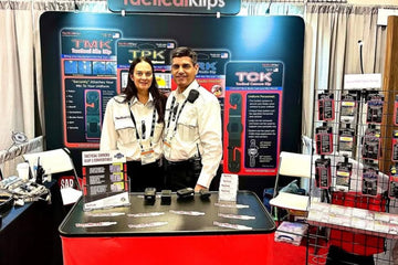  Heavy-duty Tactical Radio Klip mounted on gear vest