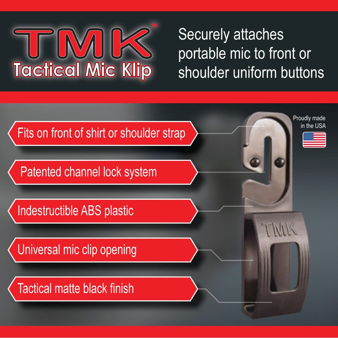 Tactical Radio Holster, Clipboard, Mic Clip FI cards TacticalKlips